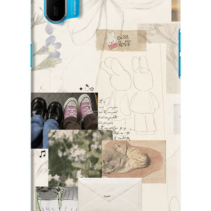 Soft Aesthetic Realme C3 Hard Case Back Cover by Casekaro
