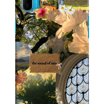 Rain Realme C3 Hard Case Back Cover by Casekaro