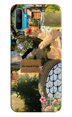Rain Realme C3 Hard Case Back Cover by Casekaro