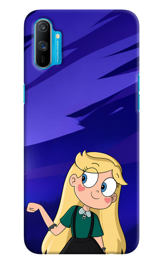Star Glow Realme C3 Hard Case Back Cover by Casekaro
