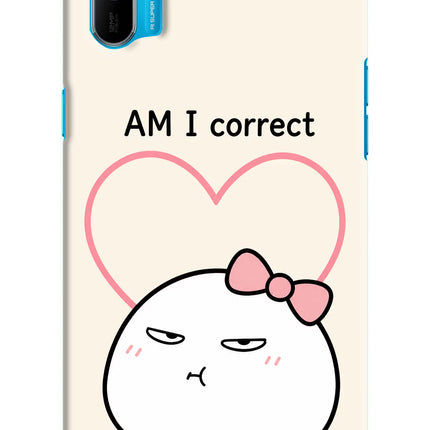 Always Right Realme C3 Hard Case Back Cover by Casekaro