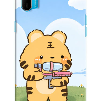 Tiger Treat Realme C3 Hard Case Back Cover by Casekaro
