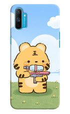 Tiger Treat Realme C3 Hard Case Back Cover by Casekaro