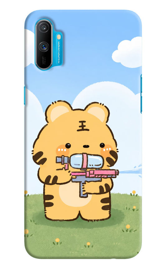 Tiger Treat Realme C3 Hard Case Back Cover by Casekaro