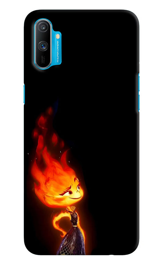 Ember Flame Realme C3 Hard Case Back Cover by Casekaro