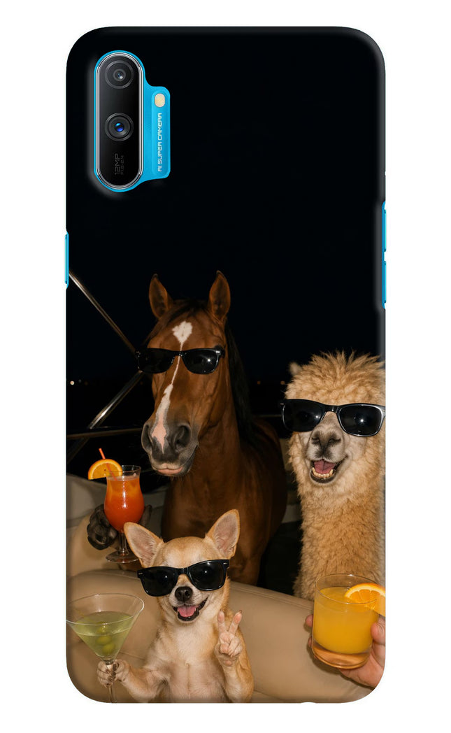 Party Squad Realme C3 Hard Case Back Cover by Casekaro