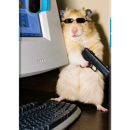 Hacker Hamster Realme C3 Hard Case Back Cover by Casekaro