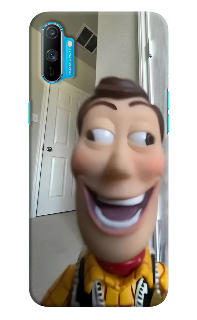 Side Eye Woody Realme C3 Hard Case Back Cover by Casekaro