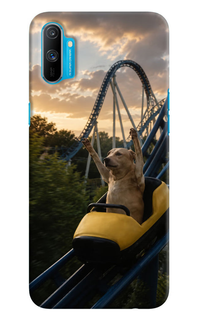 Rollercoaster Dog Realme C3 Hard Case Back Cover by Casekaro