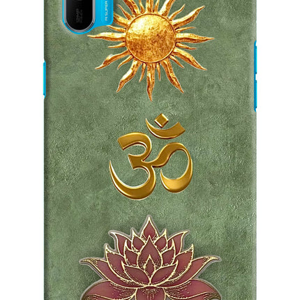 Om & Lotus Realme C3 Back Cover