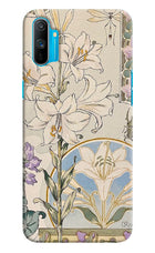 White Lily Realme C3 Hard Case Back Cover by Casekaro