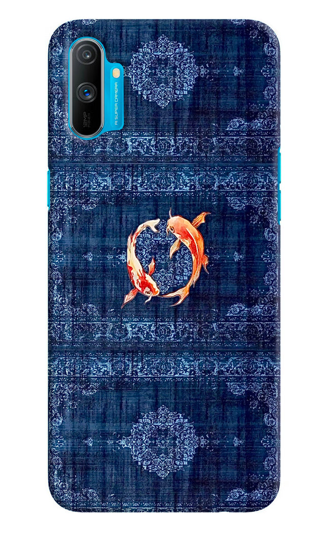 Koi Blue Realme C3 Hard Case Back Cover by Casekaro