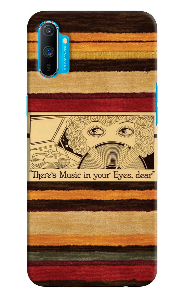 Vinyl Stripes Realme C3 Hard Case Back Cover by Casekaro