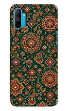 Green Pataka Realme C3 Hard Case Back Cover by Casekaro