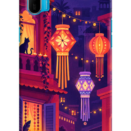 Lantern Lane Realme C3 Hard Case Back Cover by Casekaro