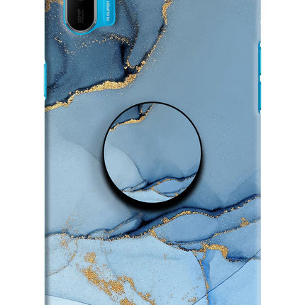 Blue Marble Realme C3 Pop Case by Casekaro