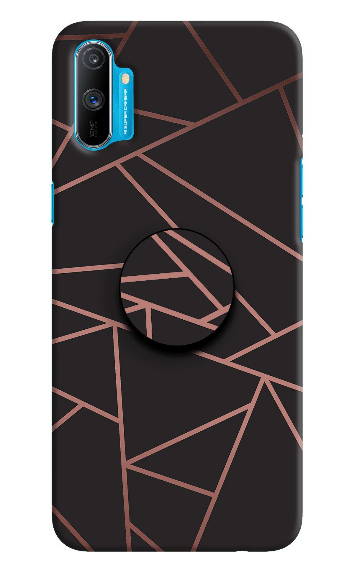 Geometric Pattern Realme C3 Pop Case by Casekaro