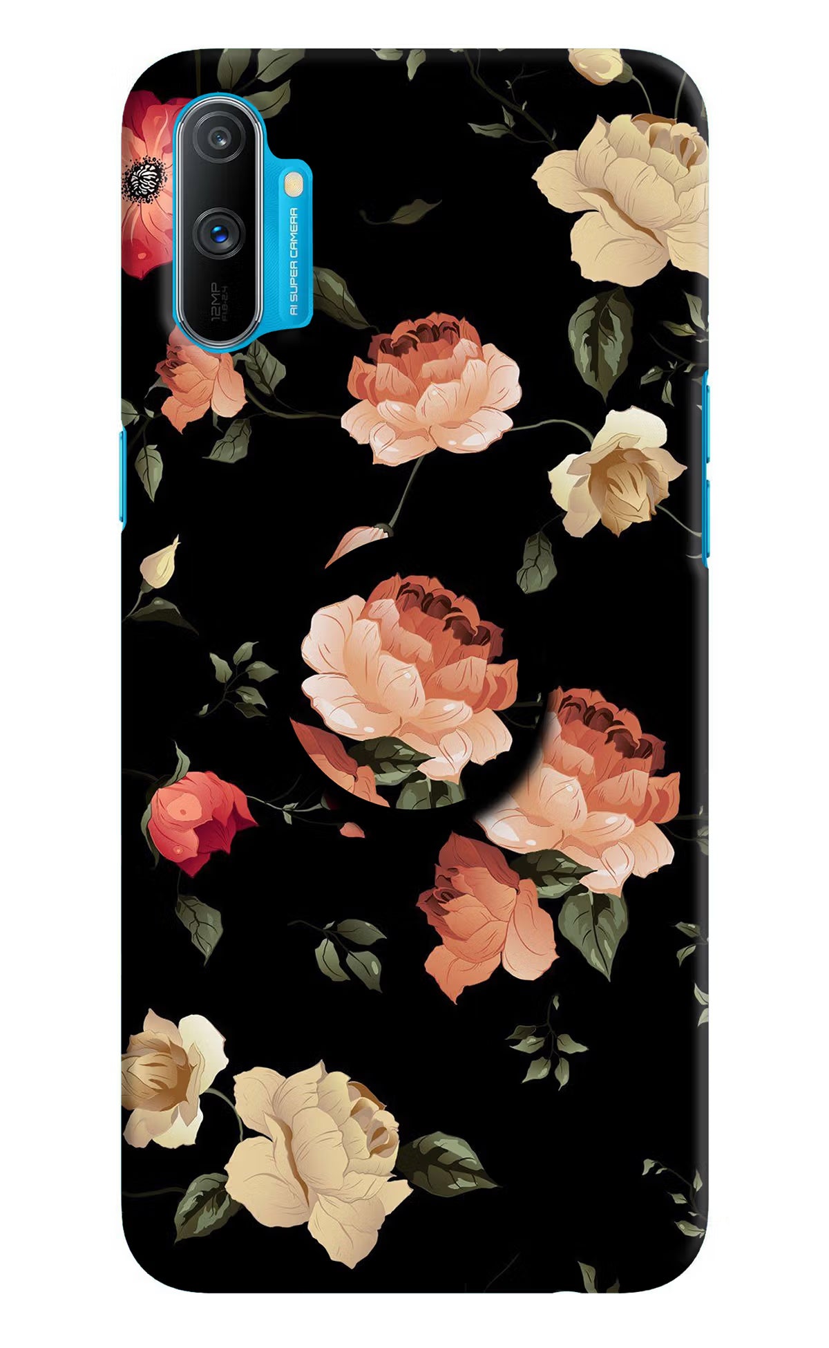 Flowers Realme C3 Pop Case by Casekaro