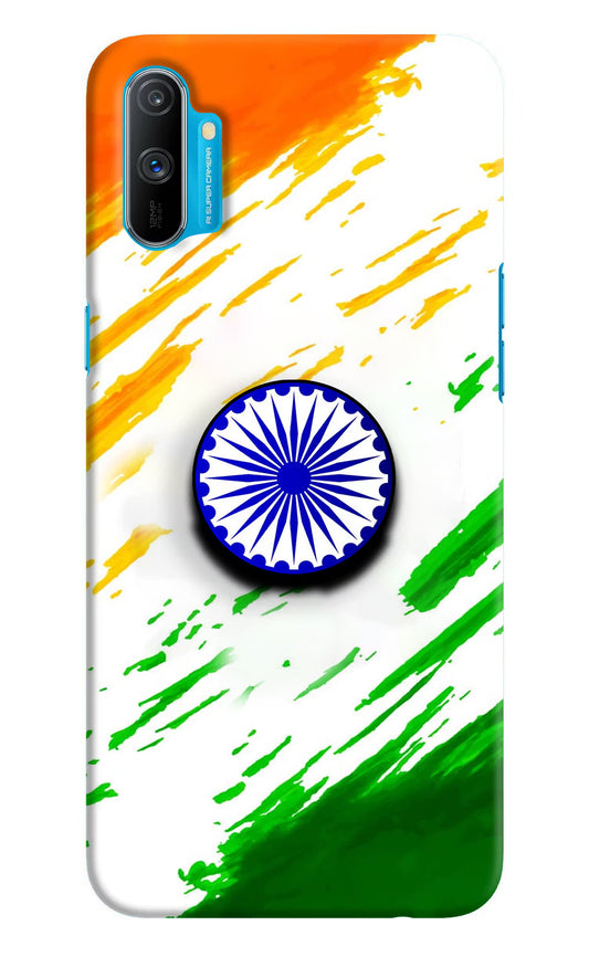 Indian Flag Ashoka Chakra Realme C3 Pop Case by Casekaro