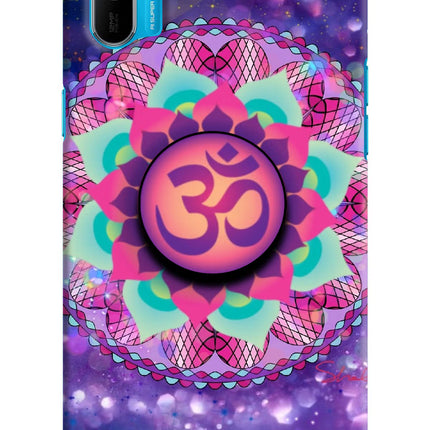 Om Purple Realme C3 Pop Case by Casekaro