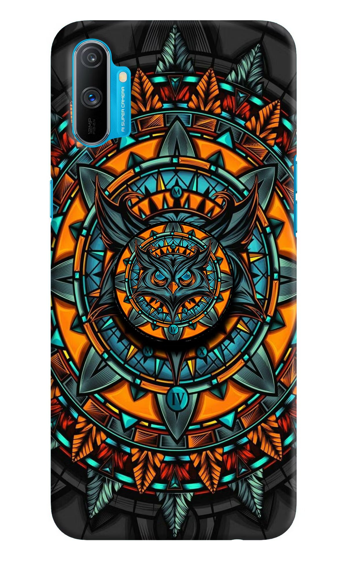 Angry Owl Realme C3 Pop Case by Casekaro