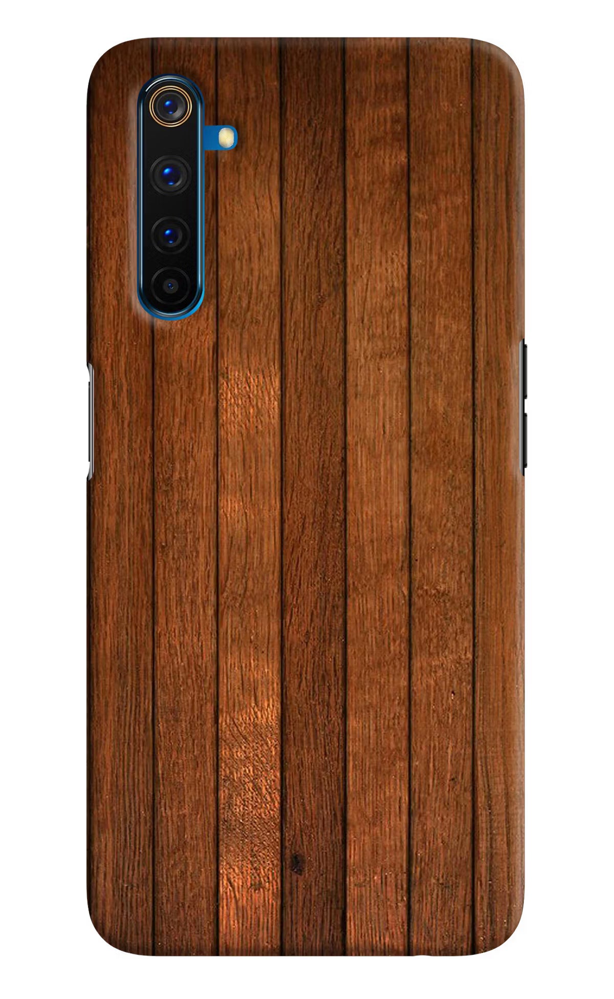 Wooden Artwork Bands Realme 6 Pro Hard Case Back Cover by Casekaro