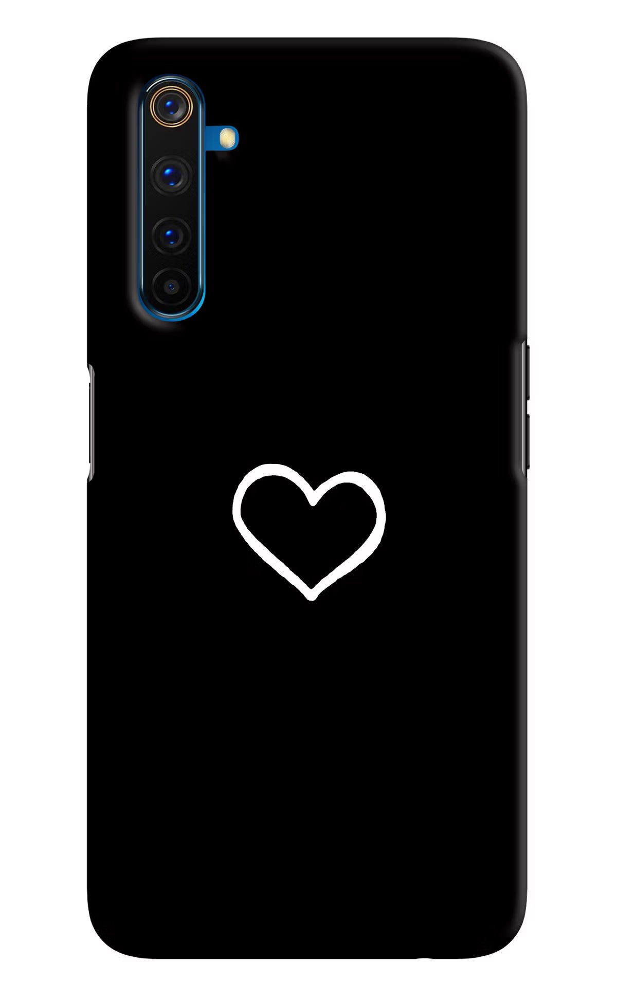 Heart Realme 6 Pro Hard Case Back Cover by Casekaro