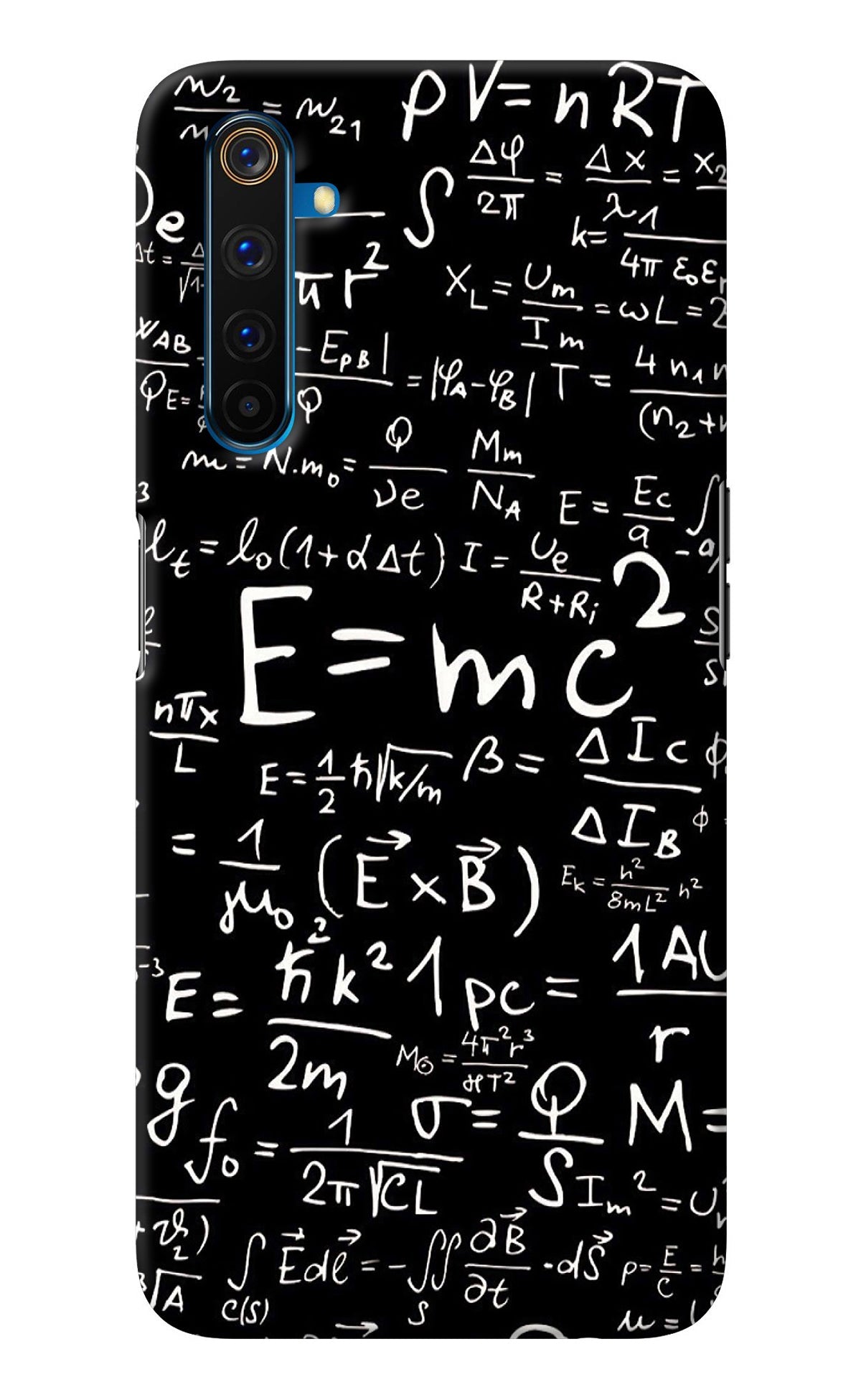 Physics Albert Einstein Formula Realme 6 Pro Back Cover