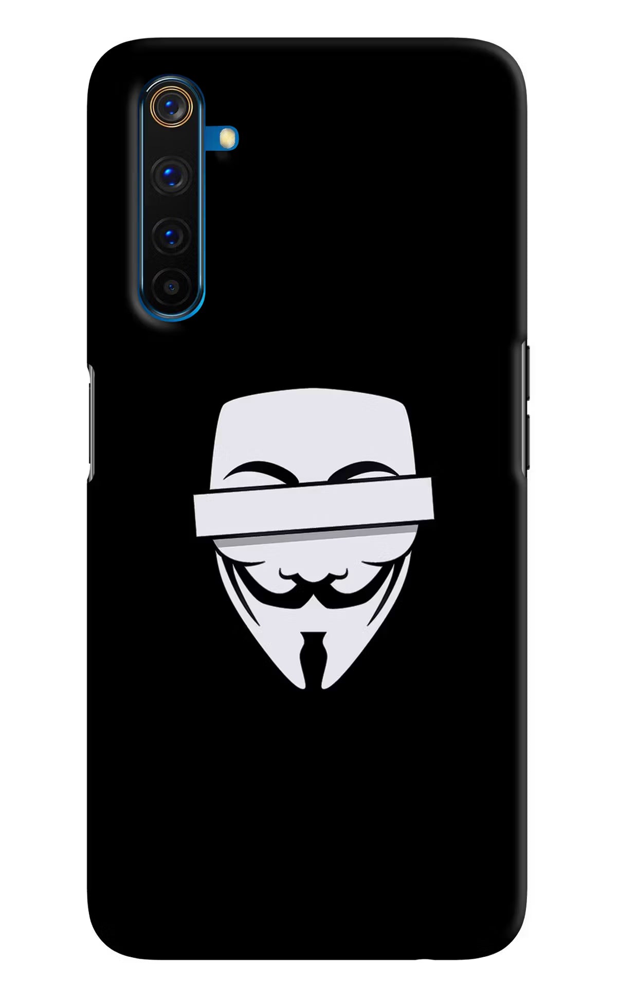 Anonymous Face Realme 6 Pro Hard Case Back Cover by Casekaro