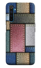 Multicolor Jeans Realme 6 Pro Hard Case Back Cover by Casekaro