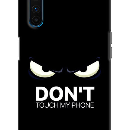 Don'T Touch My Phone Realme 6 Pro Hard Case Back Cover by Casekaro