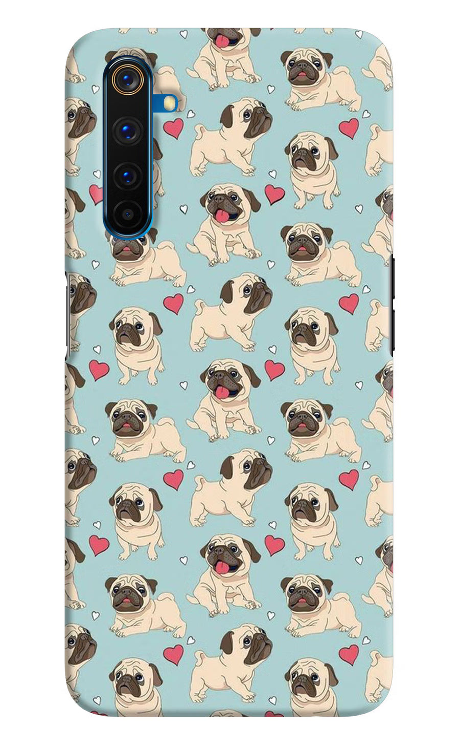Pug Dog Realme 6 Pro Back Cover, Hard case
