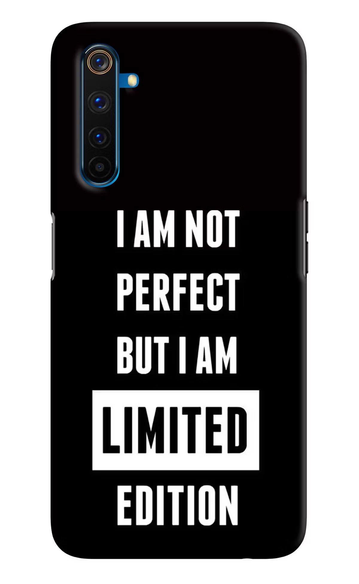 I Am Not Perfect But I Am Limited Edition Realme 6 Pro Hard Case Back Cover by Casekaro