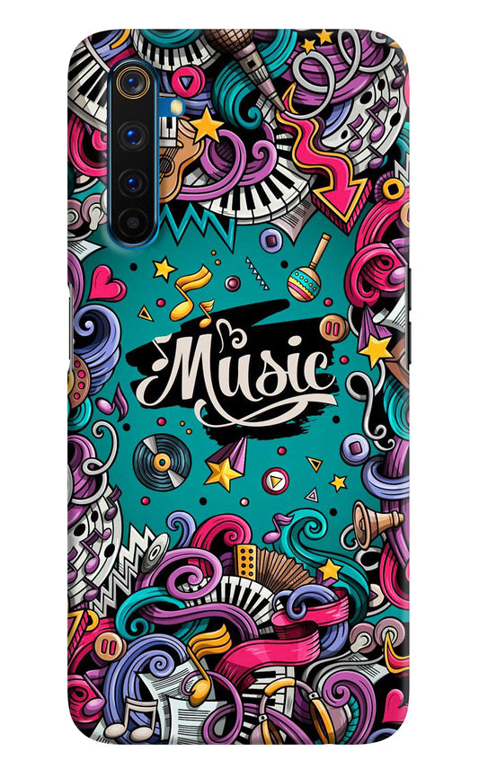Music Graffiti Realme 6 Pro Hard Case Back Cover by Casekaro