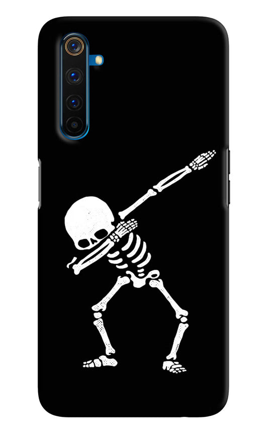 Dabbing Skeleton Art Realme 6 Pro Hard Case Back Cover by Casekaro