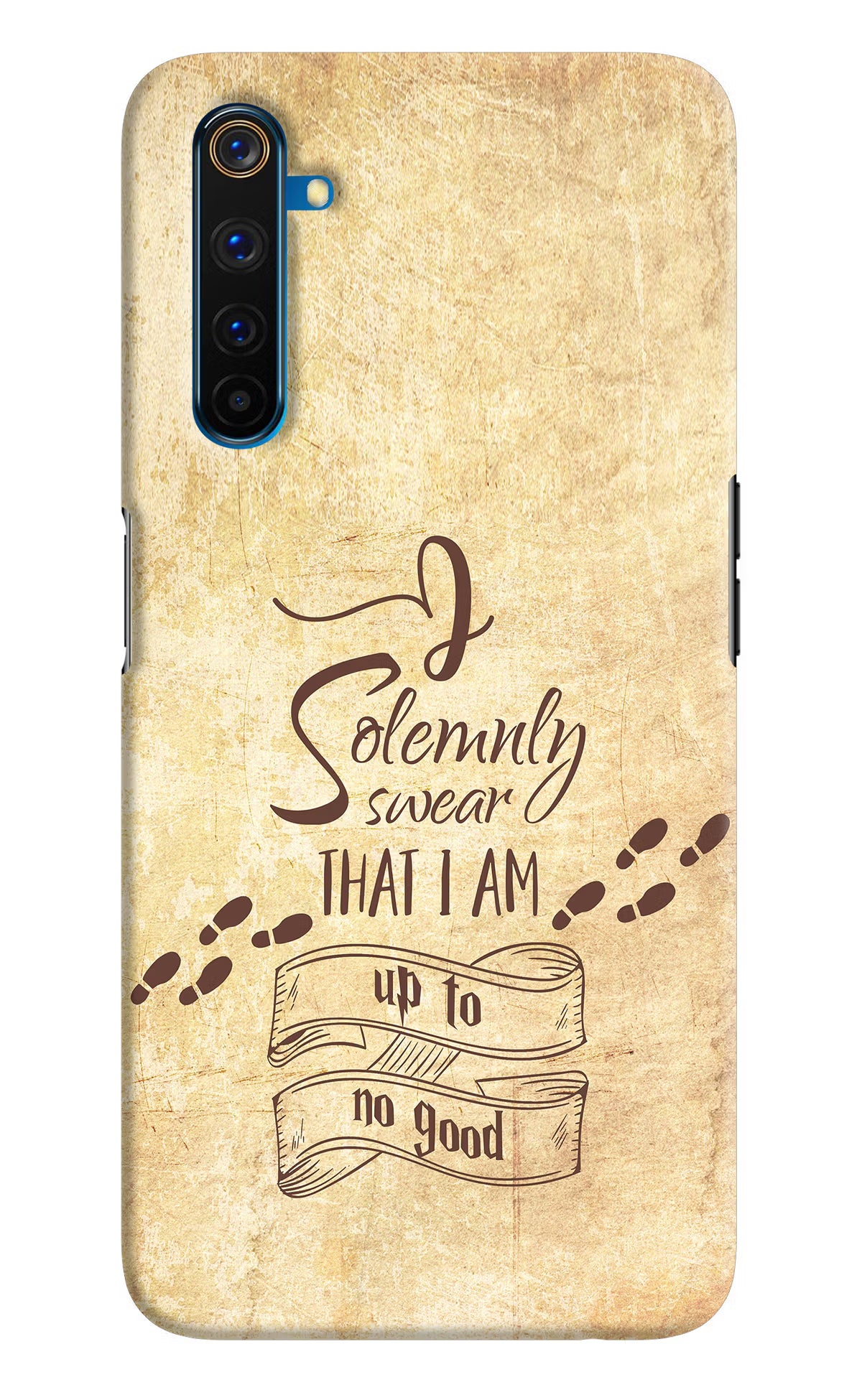 I Solemnly swear that i up to no good Realme 6 Pro Hard Case Back Cover by Casekaro