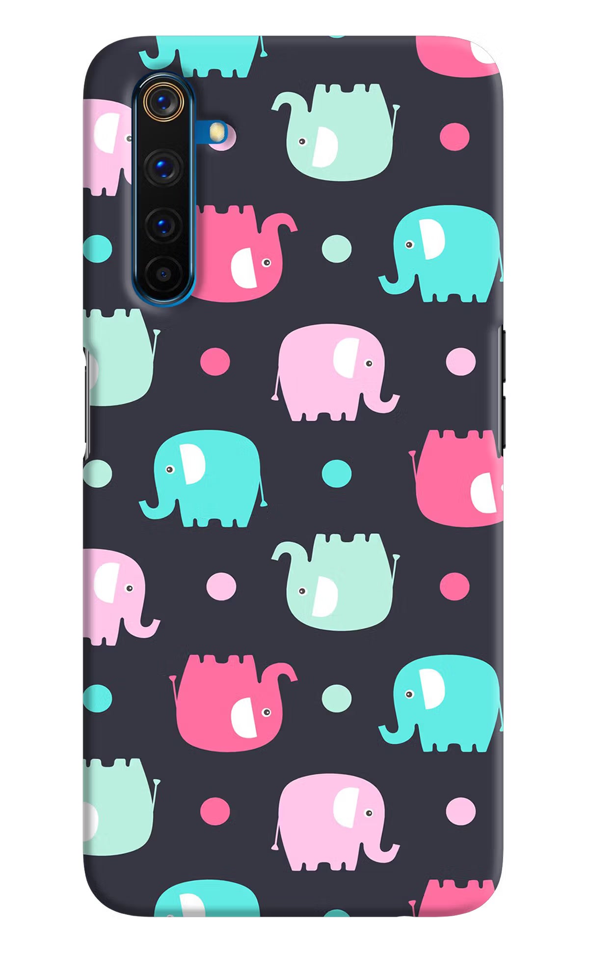 Elephants Realme 6 Pro Hard Case Back Cover by Casekaro