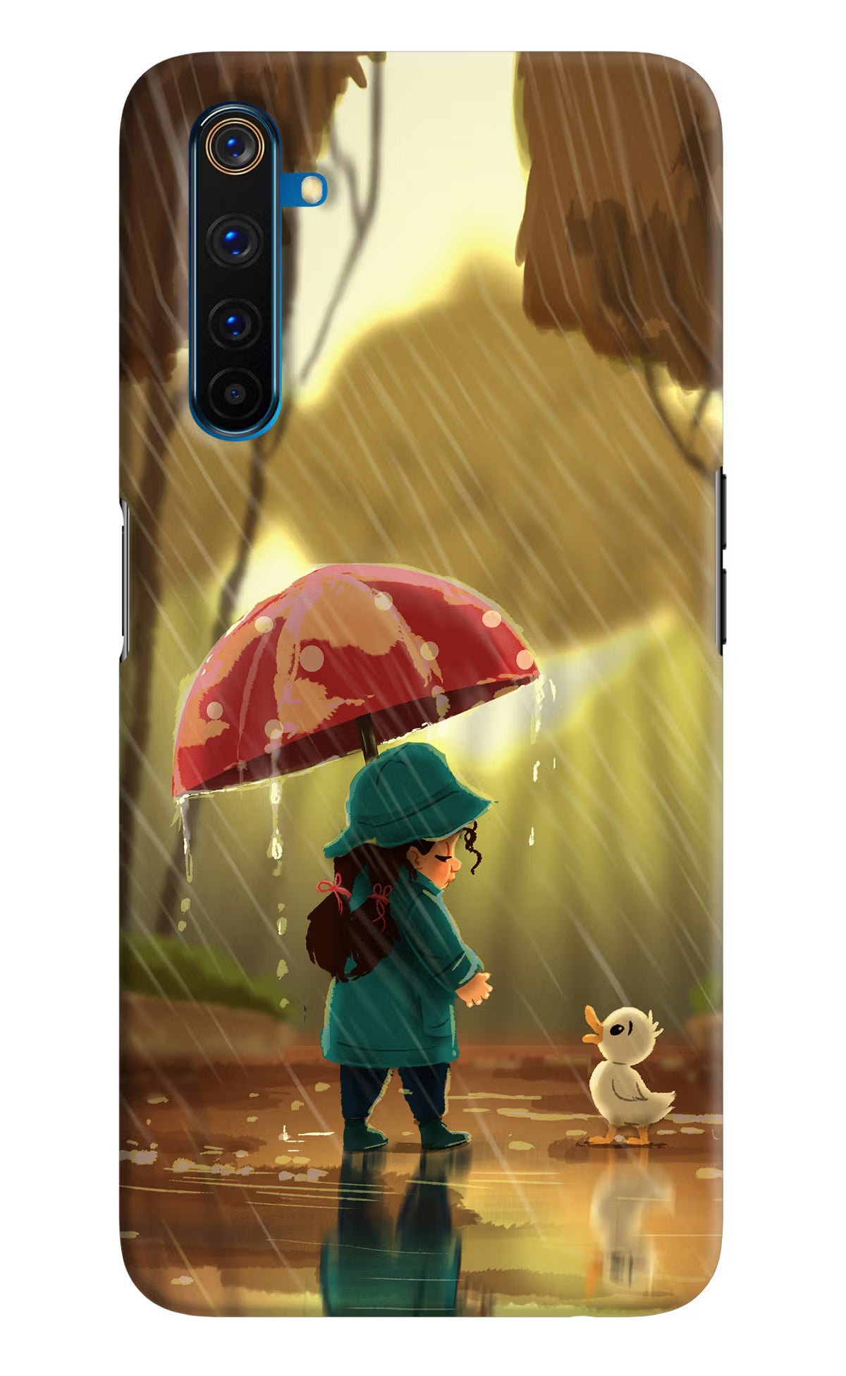 Rainy Day Realme 6 Pro Hard Case Back Cover by Casekaro