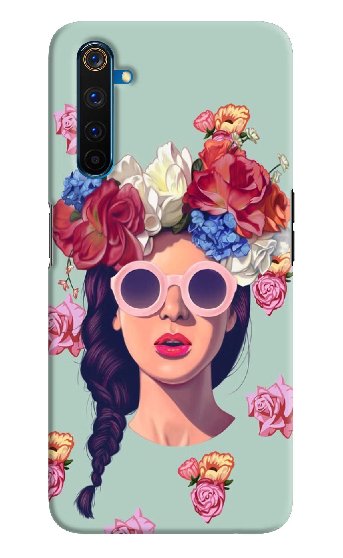 Pretty Girl Realme 6 Pro Hard Case Back Cover by Casekaro