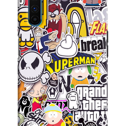 Sticker Bomb Realme 6 Pro Hard Case Back Cover by Casekaro
