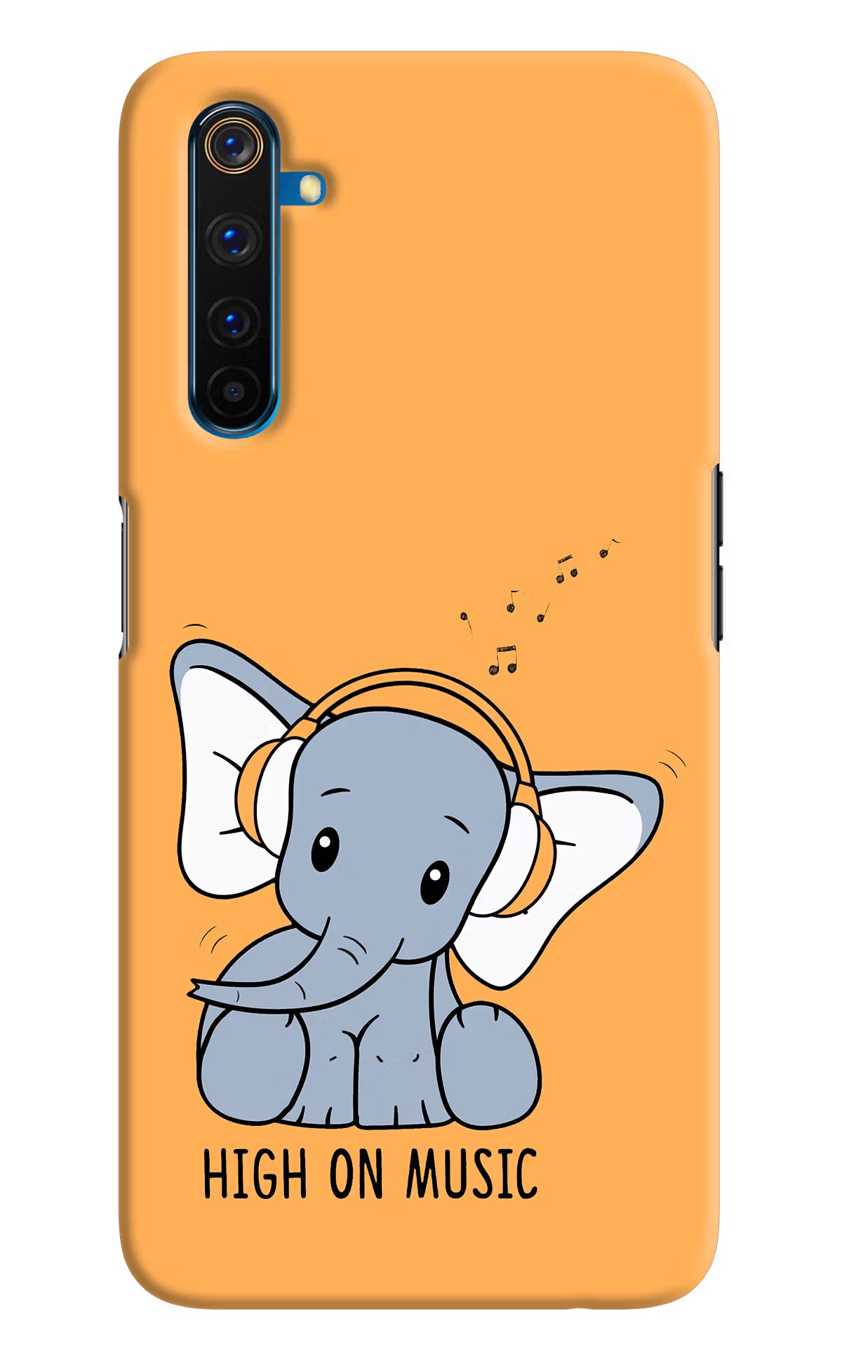 High On Music Realme 6 Pro Hard Case Back Cover by Casekaro
