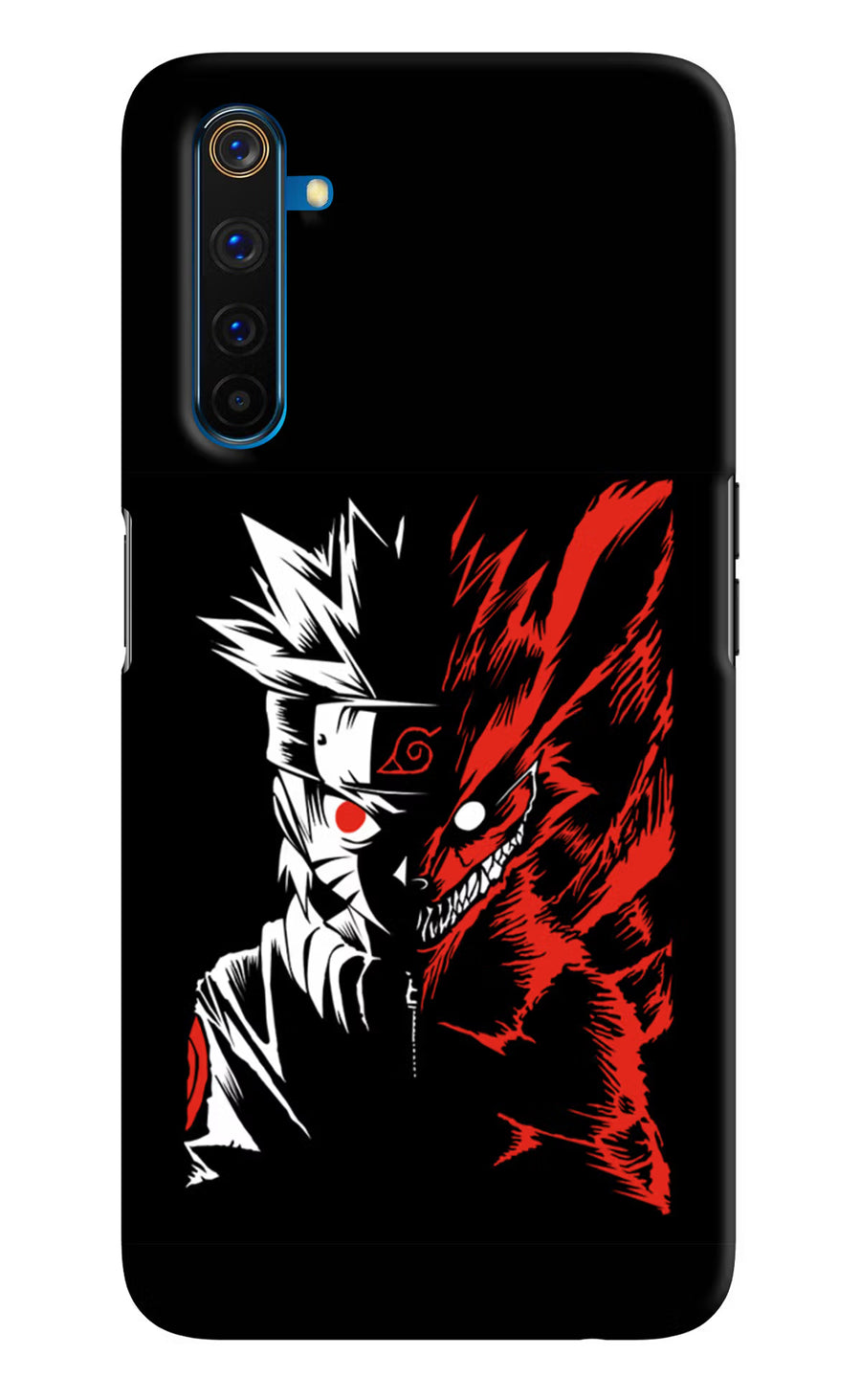 Naruto Two Face Realme 6 Pro Back Cover, Hard case
