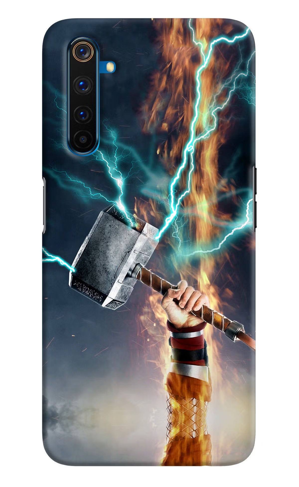 Thor Hammer Mjolnir Realme 6 Pro Hard Case Back Cover by Casekaro