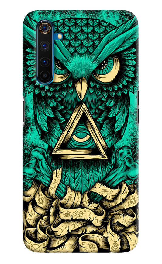 Green Owl Realme 6 Pro Hard Case Back Cover by Casekaro