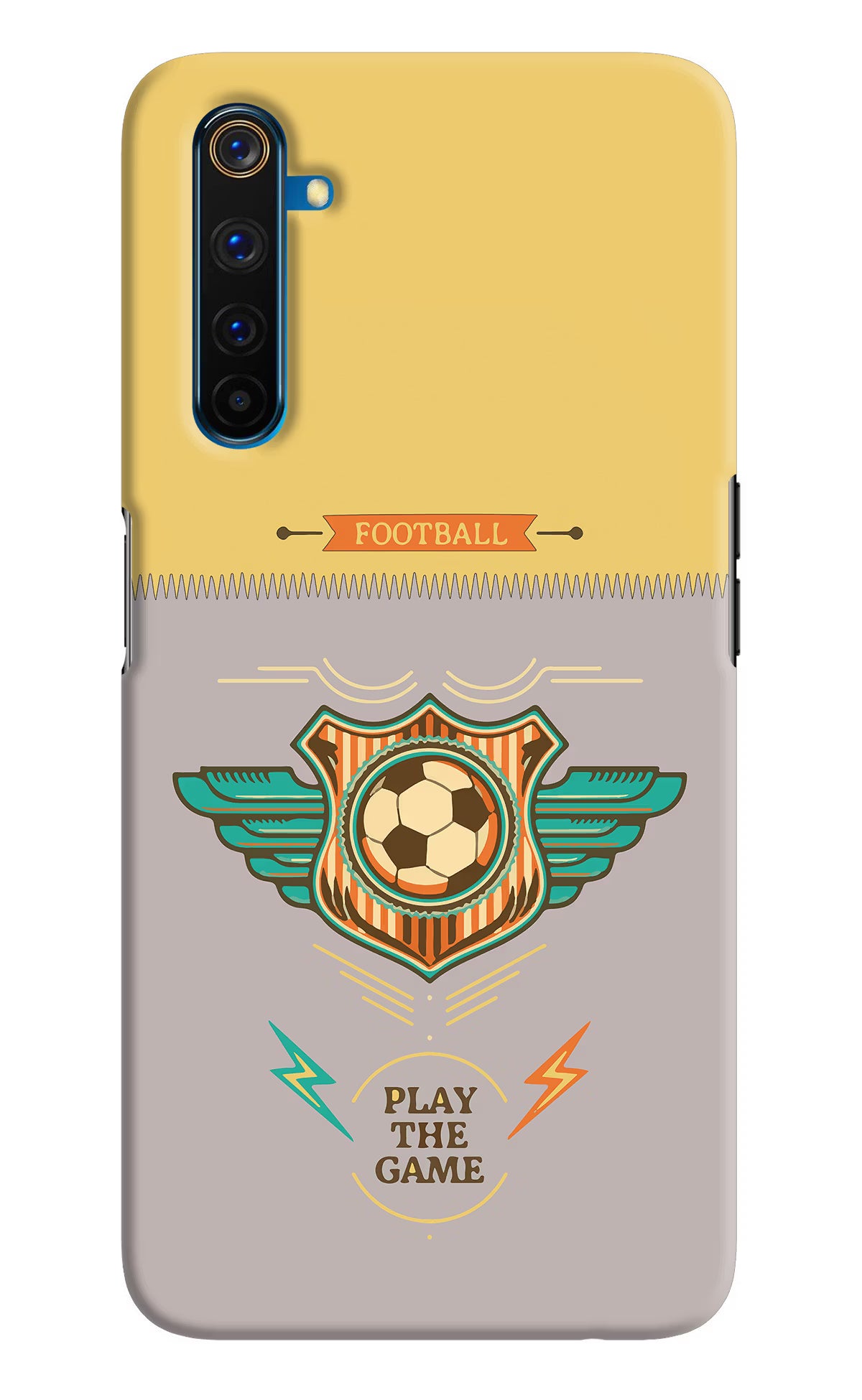 Football Realme 6 Pro Hard Case Back Cover by Casekaro