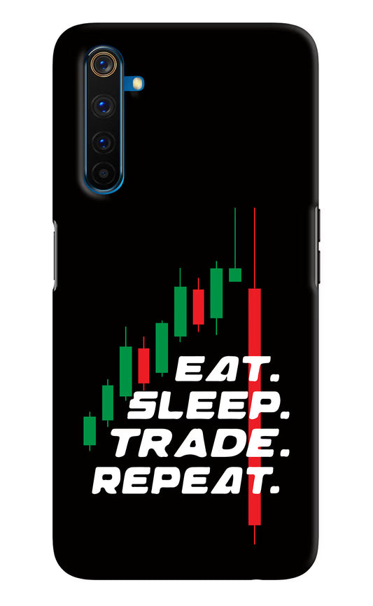 Eat Sleep Trade Repeat Realme 6 Pro Hard Case Back Cover by Casekaro