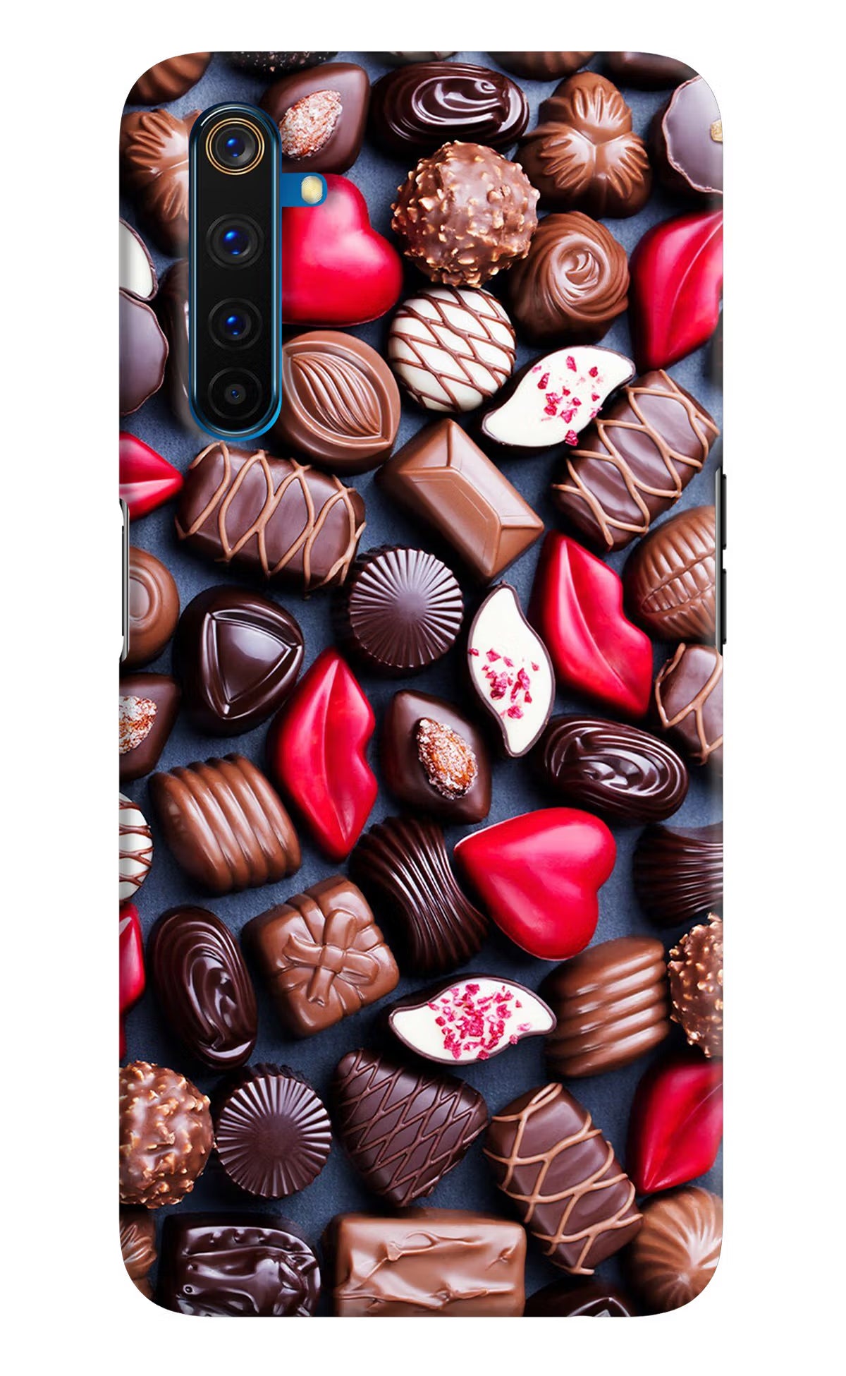 Chocolates Realme 6 Pro Hard Case Back Cover by Casekaro