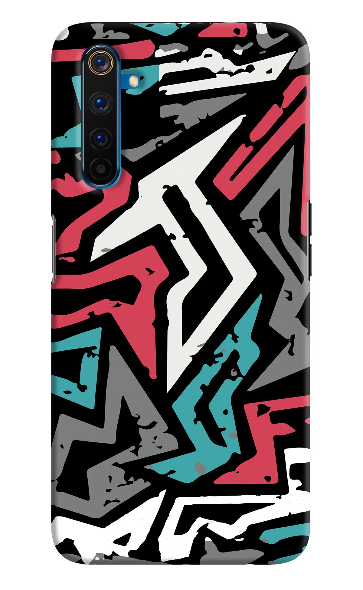 Geometric Graffiti Realme 6 Pro Hard Case Back Cover by Casekaro
