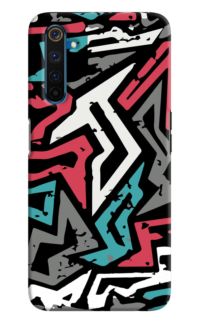 Geometric Graffiti Realme 6 Pro Hard Case Back Cover by Casekaro