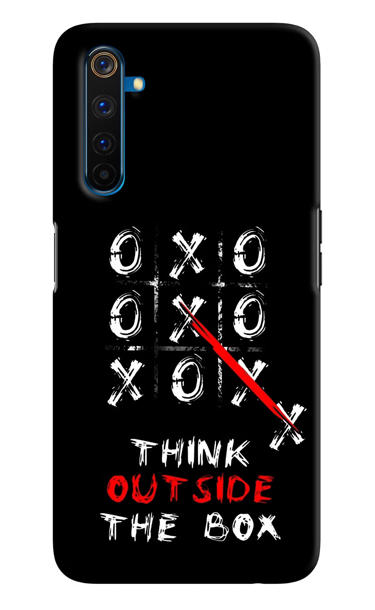 Think out of the BOX Realme 6 Pro Hard Case Back Cover by Casekaro